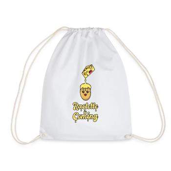 Raclette Is Coming - Drawstring Bag - white - Front