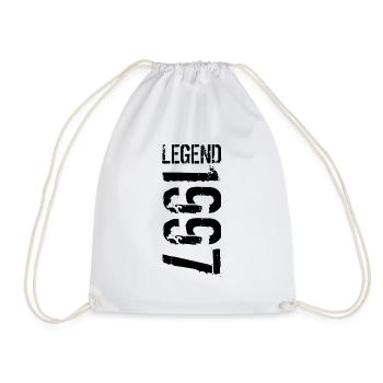 Legend 1997 black - Turnbeutel - Weiß - Vorne