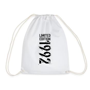 LIMITED EDITION 1992 BLACK - Drawstring Bag - white - Front