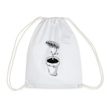 Vénus Flytrap Carnivore Plant Cadeau - Sac de sport léger - blanc - Devant