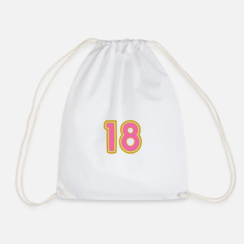 18. 18 ANS. 18e ANNIVERSAIRE - Sac de sport léger - blanc