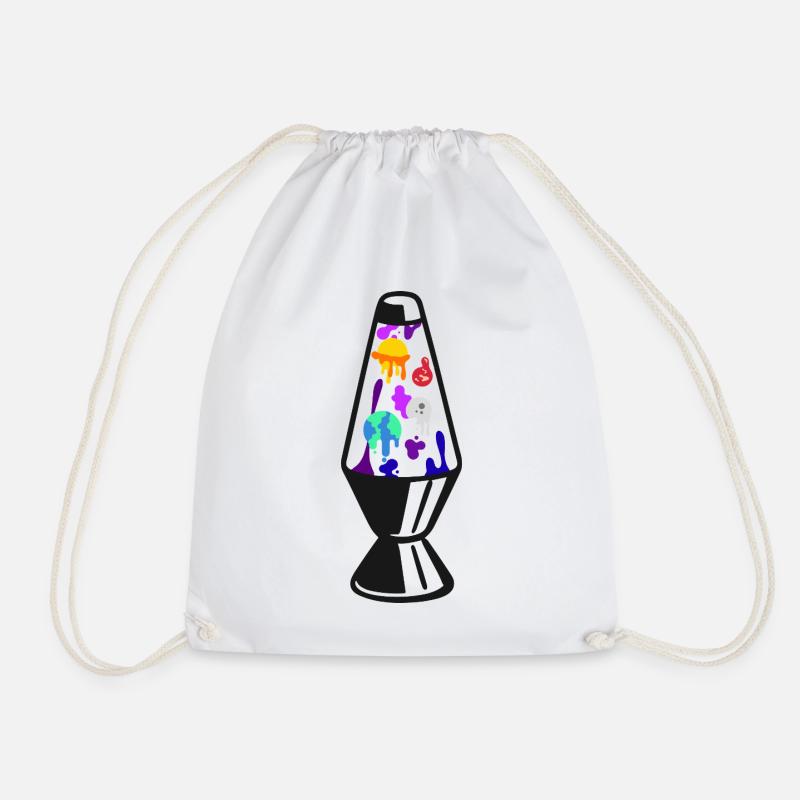 Universe Lavalamp Universe Lava Lamp - Drawstring Bag - white
