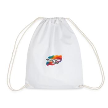 Conception d’étiquette de nom de spectre arc-en-ciel - Sac de sport léger - blanc - Devant