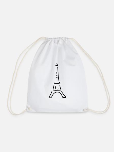 eiffelturm paris - Turnbeutel - Weiß
