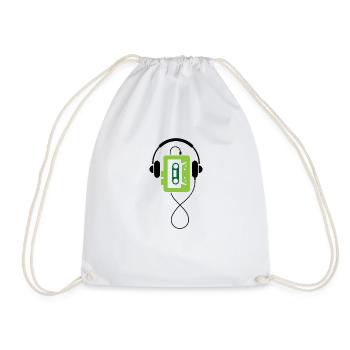 A Classic Walkman - Drawstring Bag - white - Front