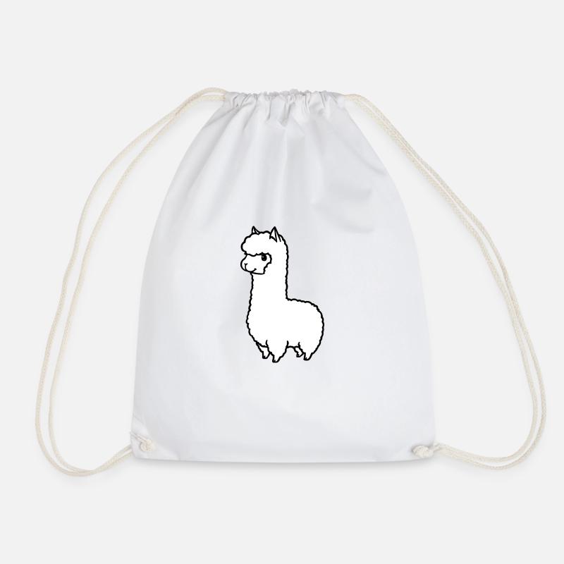 Llama lama alpaca - Turnbeutel - Weiß