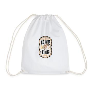 80 Years of The Old Balls Club 80th Birthday Member - Drawstring Bag - white - Front