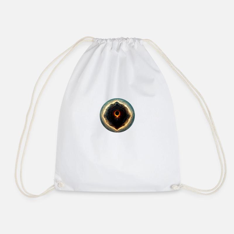 God's Eye - Drawstring Bag - white
