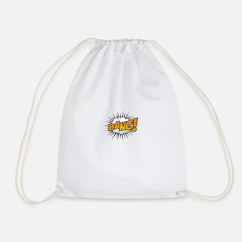 Bang - Drawstring Bag - white