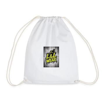 Graffiti Spray Can Streetwear Design - Drawstring Bag - white - Front