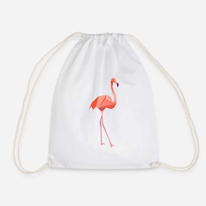 Flamingo - Turnbeutel - Weiß