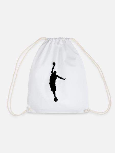 basketball - Turnbeutel - Weiß