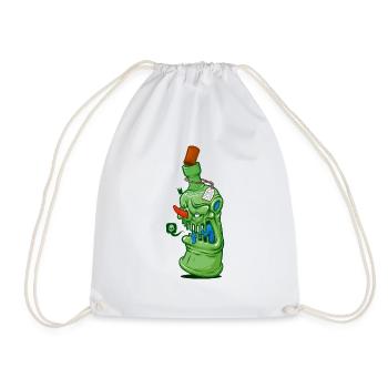 Bar Freak - Drawstring Bag - white - Front