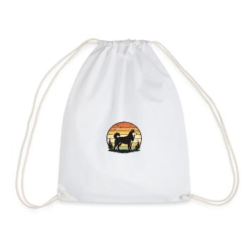 Husky Retro Sunset - Sac de sport léger - blanc - Devant