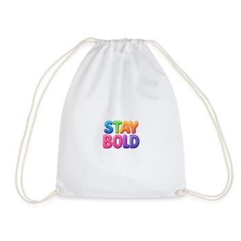 Stay Bold - Turnbeutel - Weiß - Vorne