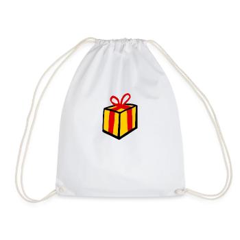 Gift - Drawstring Bag - white - Front