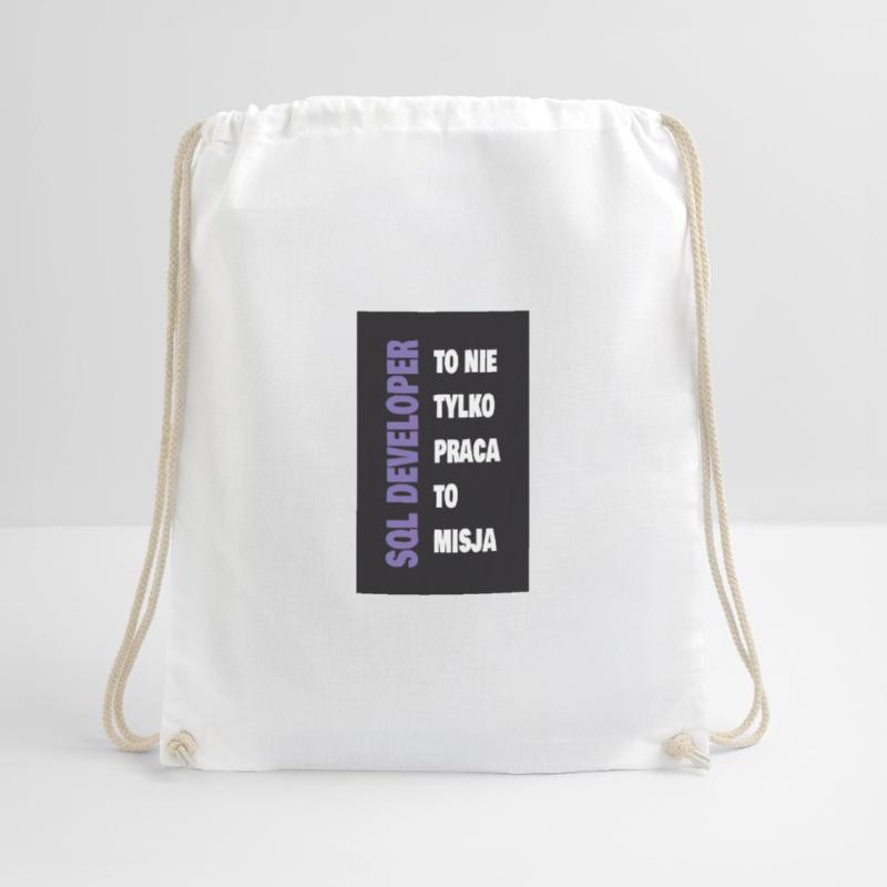 SQL Developer Drawstring Bag