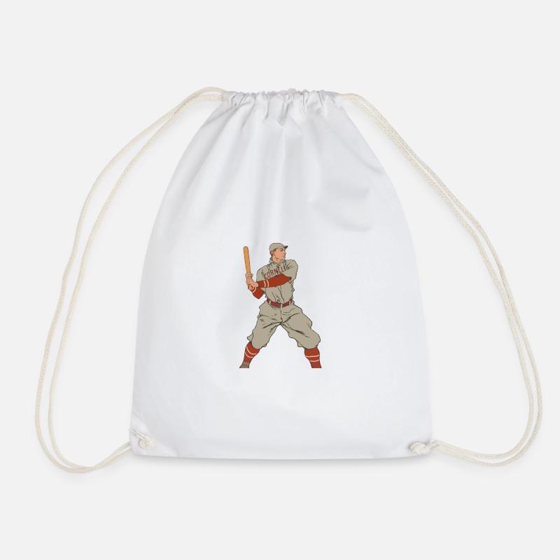 Baseball - Turnbeutel - Weiß