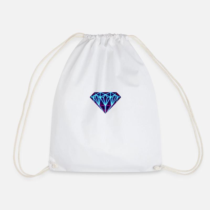 Diamant néon - Sac de sport léger - blanc