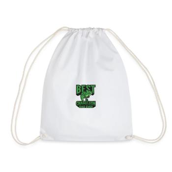 Chameleon - Drawstring Bag - white - Front