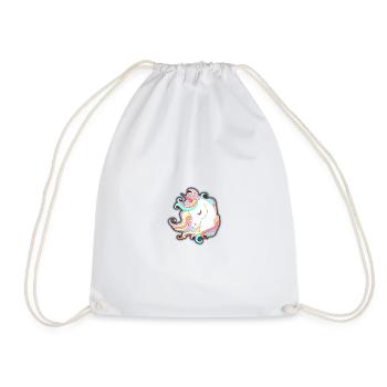 Licorne Pastel Rêve Illustration - Sac de sport léger - blanc - Devant