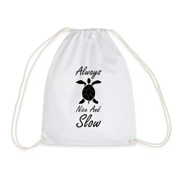 Turtle Turtle - Drawstring Bag - white - Front