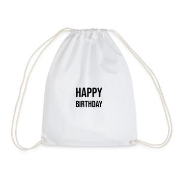 Bon anniversaire - Sac de sport léger - blanc - Devant