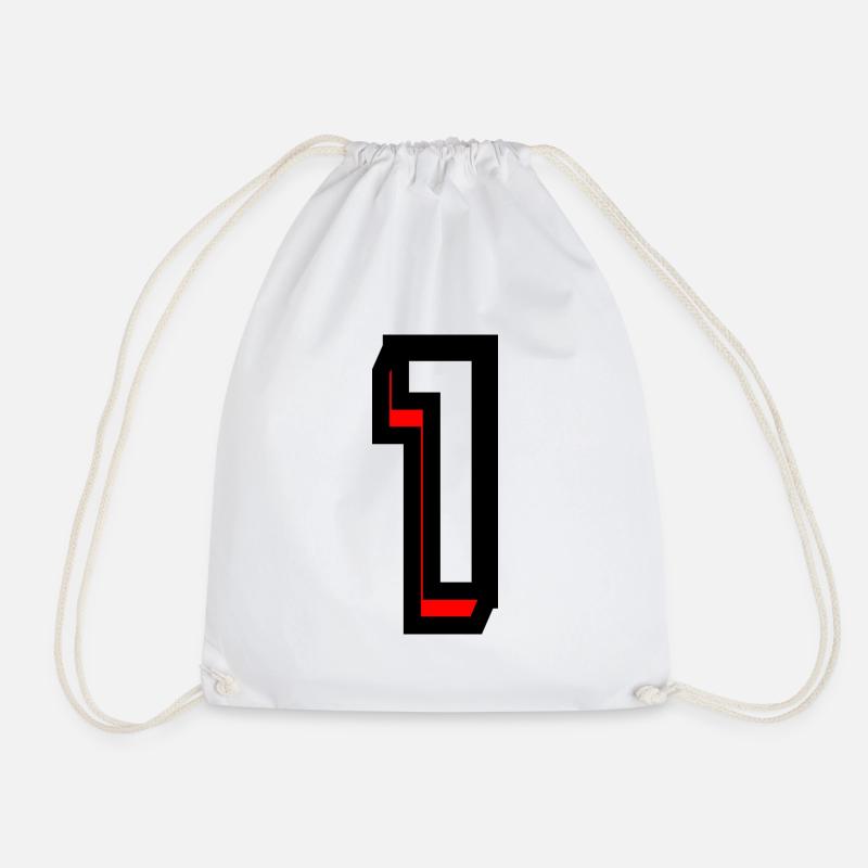 1. 1 YEAR. 1ST ANNIVERSARY. BIRTHDAY 1 YEAR - Drawstring Bag - white