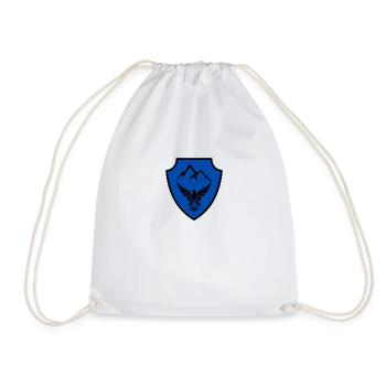 Armoiries bleues - Sac de sport léger - blanc - Devant