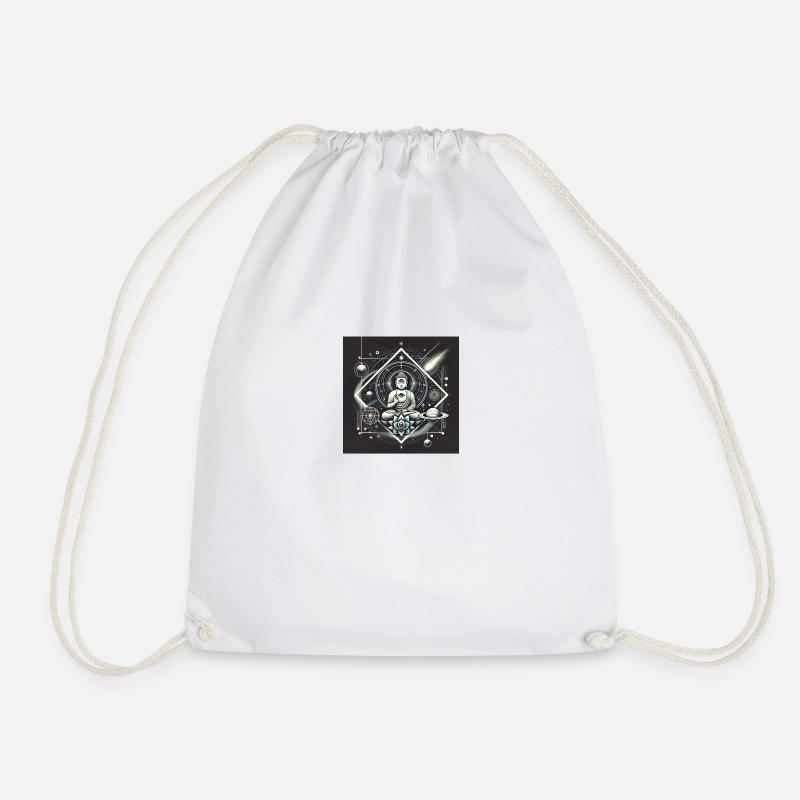 IMG 8288 - Drawstring Bag - white