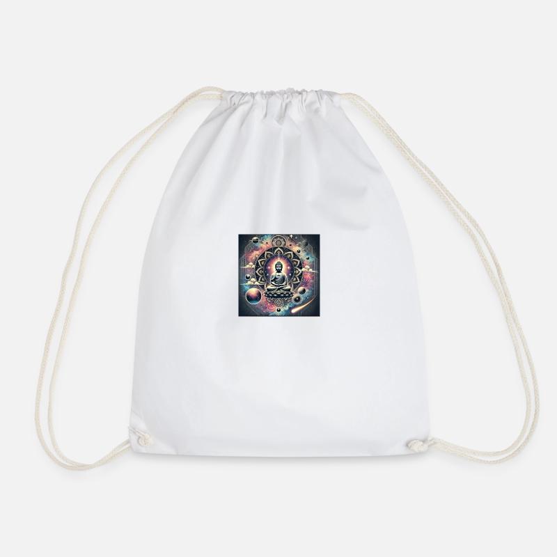 IMG 8289 - Drawstring Bag - white