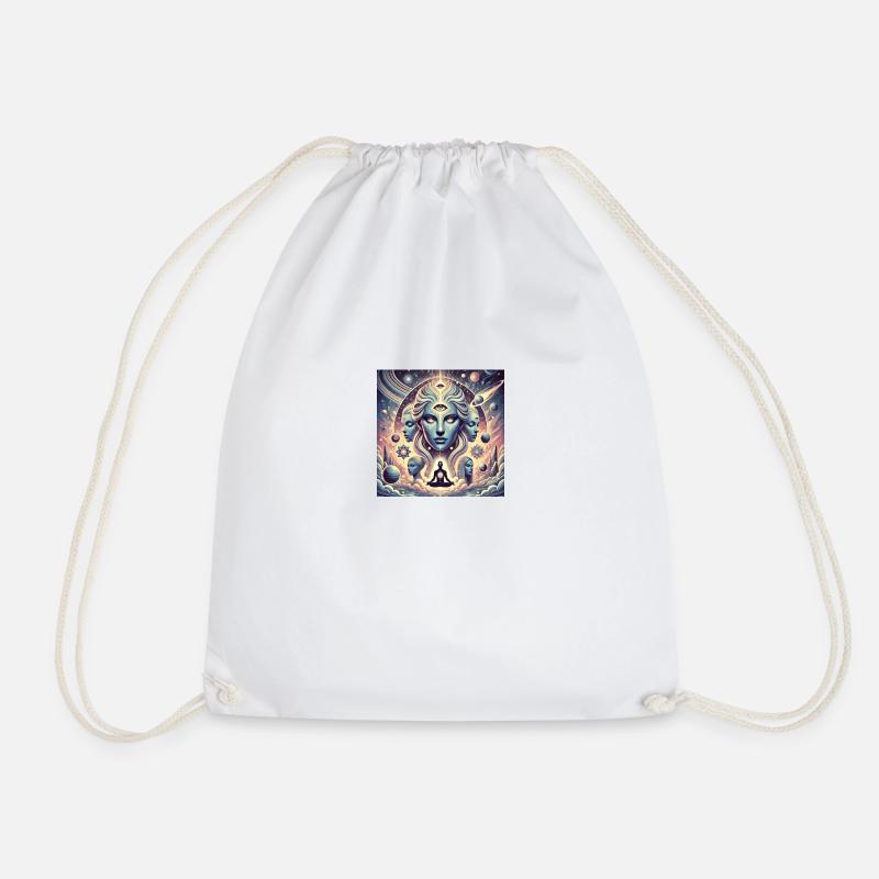 IMG 8291 - Drawstring Bag - white