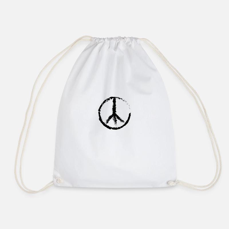 Peace - Turnbeutel - Weiß