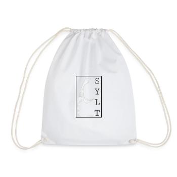 Cityscape of Sylt - Drawstring Bag - white - Front