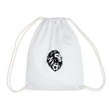 Leo avec le football - Sac de sport léger - blanc - Devant