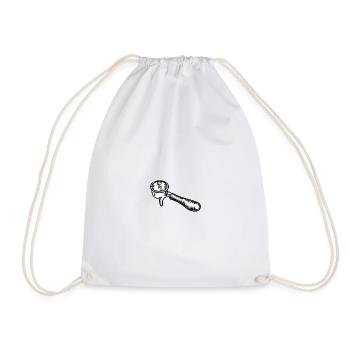 Coffee screen carrier - Drawstring Bag - white - Front