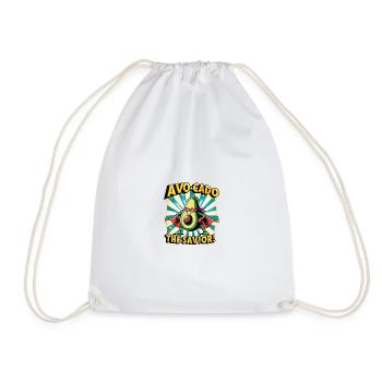 Avo-Cado the Savior - Drawstring Bag - white - Front