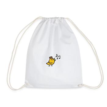 chant poussin - Sac de sport léger - blanc - Devant