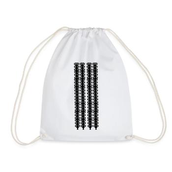Blumen - Drawstring Bag - white - Front