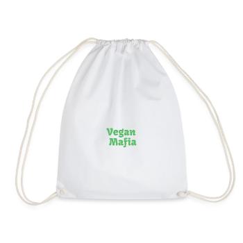 Vegane Mafia - Turnbeutel - Weiß - Vorne