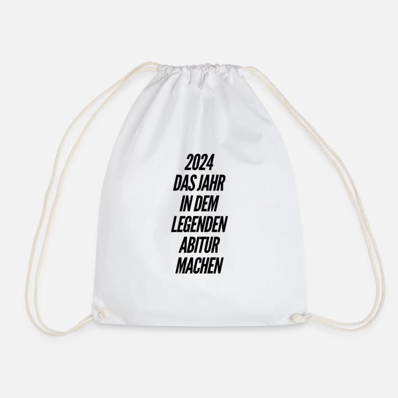 cool sayings Abi - Drawstring Bag - white