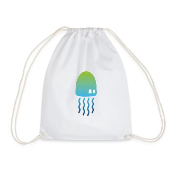 Votre jolie méduse | Créatures marines - Sac de sport léger - blanc - Devant