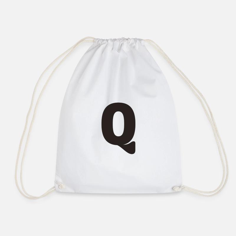 Q - Turnbeutel - Weiß