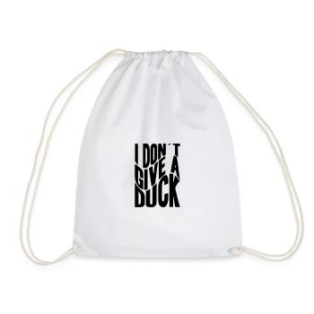 I don´t give a duck - Turnbeutel - Weiß - Vorne
