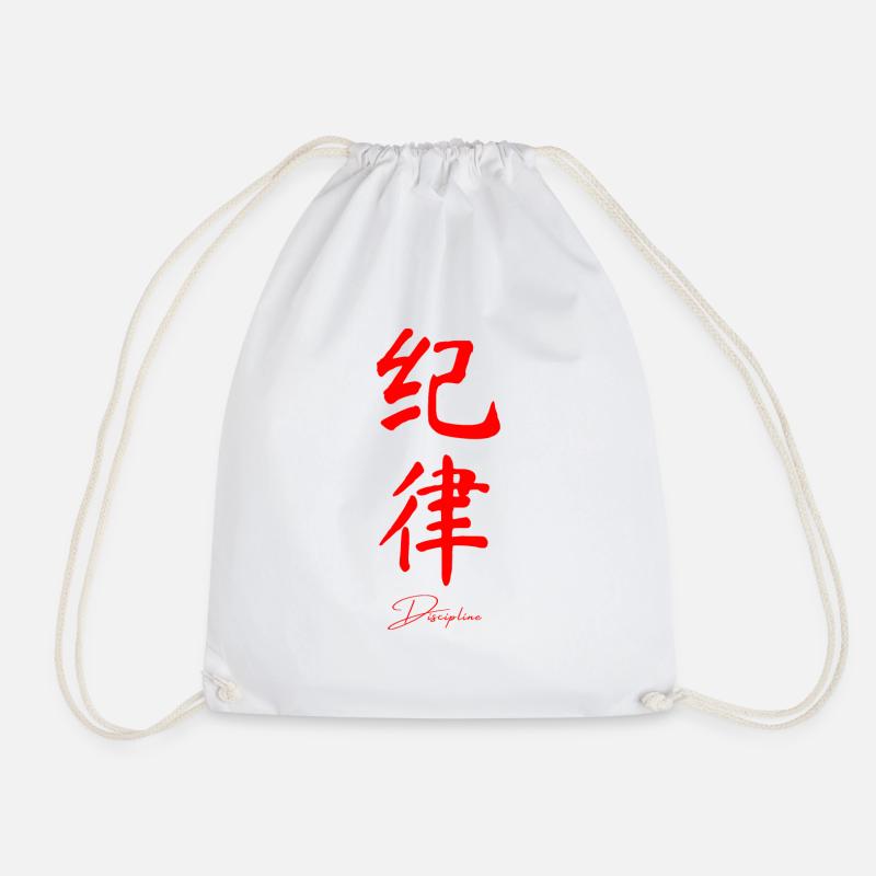 Chinesisch - Turnbeutel - Weiß