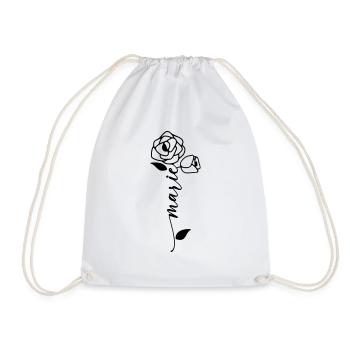 Marie Nom Prénom Nom Fleur - Sac de sport léger - blanc - Devant