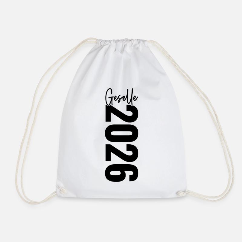 Geselle 2026 - Turnbeutel - Weiß
