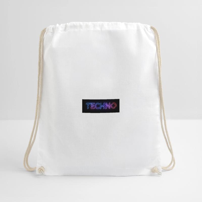Texte de bug techno néon Sac de sport léger