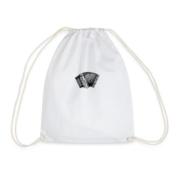 Styrian accordion - Drawstring Bag - white - Front