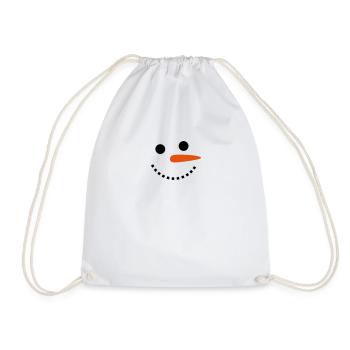 bonhomme de neige - Sac de sport léger - blanc - Devant